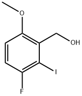 (3-fluoro-2-iodo-6-methoxyphenyl)methanol Structure