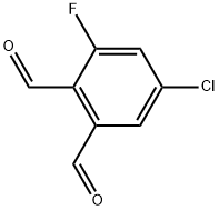 5-chloro-3-fluorophthalaldehyde,2383858-35-1,结构式