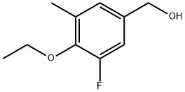 (4-ethoxy-3-fluoro-5-methylphenyl)methanol Structure