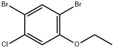 1,5-Dibromo-2-chloro-4-ethoxybenzene Structure
