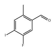 5-Fluoro-4-iodo-2-methylbenzaldehyde Struktur