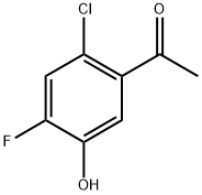 1-(2-chloro-4-fluoro-5-hydroxyphenyl)ethanone Structure