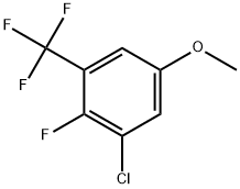 1-Chloro-2-fluoro-5-methoxy-3-(trifluoromethyl)benzene,2383956-90-7,结构式