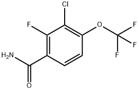 2384081-68-7 3-Chloro-2-fluoro-4-(trifluoromethoxy)benzamide