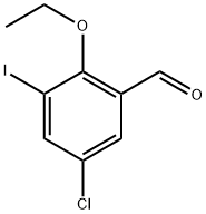 5-Chloro-2-ethoxy-3-iodobenzaldehyde Structure