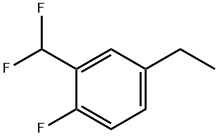 2-(difluoromethyl)-4-ethyl-1-fluorobenzene,2384266-17-3,结构式