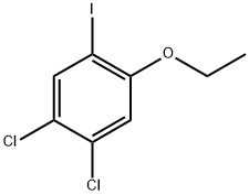 1,2-Dichloro-4-ethoxy-5-iodobenzene Structure