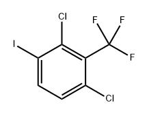 1,3-Dichloro-4-iodo-2-(trifluoromethyl)benzene 化学構造式