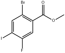 Methyl 2-bromo-5-fluoro-4-iodobenzoate Structure