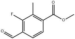 3-氟-4-甲酰基-2-甲基苯甲酸甲酯, 2384321-88-2, 结构式