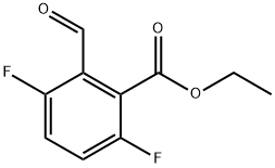 ethyl 3,6-difluoro-2-formylbenzoate Structure