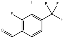 2-Fluoro-3-iodo-4-(trifluoromethyl)benzaldehyde Structure