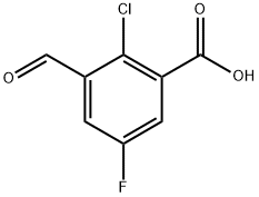 2-Chloro-5-fluoro-3-formylbenzoic acid|