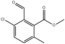 Methyl 3-chloro-2-formyl-6-methylbenzoate Structure