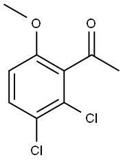 1-(2,3-Dichloro-6-methoxyphenyl)ethanone Struktur