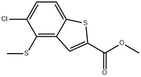 Methyl 5-chloro-4-(methylthio)benzo[b]thiophene-2-carboxylate|