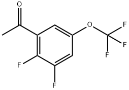 1-[2,3-Difluoro-5-(trifluoromethoxy)phenyl]ethanone,2384518-95-8,结构式