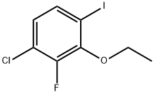1-Chloro-3-ethoxy-2-fluoro-4-iodobenzene Structure