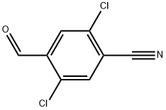 2,5-Dichloro-4-formylbenzonitrile Struktur