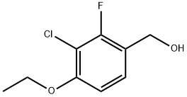 (3-chloro-4-ethoxy-2-fluorophenyl)methanol Structure
