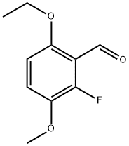 6-Ethoxy-2-fluoro-3-methoxybenzaldehyde Struktur