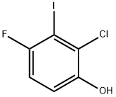 2-Chloro-4-fluoro-3-iodophenol Struktur