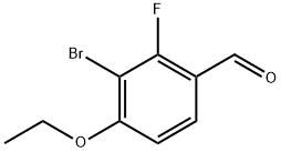 3-Bromo-4-ethoxy-2-fluorobenzaldehyde Struktur