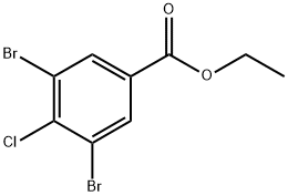 ethyl 3,5-dibromo-4-chlorobenzoate 结构式