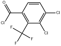 3,4-Dichloro-2-(trifluoromethyl)benzoyl chloride Structure