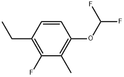 1-(Difluoromethoxy)-4-ethyl-3-fluoro-2-methylbenzene|