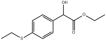 Ethyl 4-(ethylthio)-α-hydroxybenzeneacetate Structure