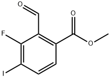 methyl 3-fluoro-2-formyl-4-iodobenzoate Structure