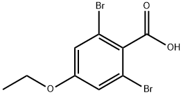 2,6-dibromo-4-ethoxybenzoic acid Structure