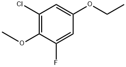 1-chloro-5-ethoxy-3-fluoro-2-methoxybenzene,2384954-93-0,结构式