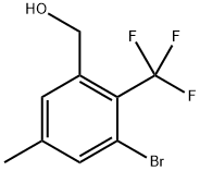 (3-bromo-5-methyl-2-(trifluoromethyl)phenyl)methanol|