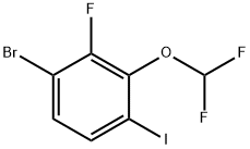 1-bromo-3-(difluoromethoxy)-2-fluoro-4-iodobenzene|