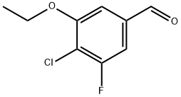 4-chloro-3-ethoxy-5-fluorobenzaldehyde Struktur