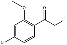 1-(4-chloro-2-methoxyphenyl)-2-fluoroethanone Structure