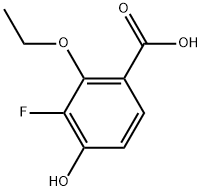 2-Ethoxy-3-fluoro-4-hydroxybenzoic acid Structure