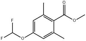 Methyl 4-(difluoromethoxy)-2,6-dimethylbenzoate Structure