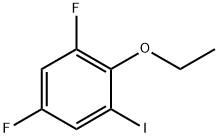 2-ethoxy-1,5-difluoro-3-iodobenzene Struktur