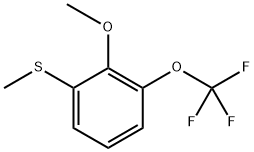 (2-methoxy-3-(trifluoromethoxy)phenyl)(methyl)sulfane|