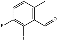 3-Fluoro-2-iodo-6-methylbenzaldehyde 结构式