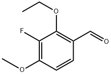 2-Ethoxy-3-fluoro-4-methoxybenzaldehyde Structure