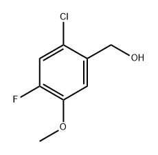 (2-chloro-4-fluoro-5-methoxyphenyl)methanol,2385613-36-3,结构式