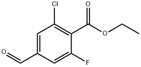 Ethyl 2-chloro-6-fluoro-4-formylbenzoate,2385619-97-4,结构式