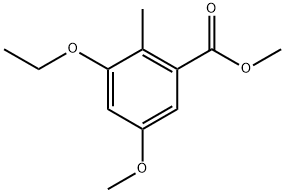 methyl 3-ethoxy-5-methoxy-2-methylbenzoate Structure