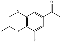 1-(4-Ethoxy-3-fluoro-5-methoxyphenyl)ethanone Structure
