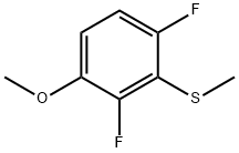 (2,6-Difluoro-3-methoxyphenyl)(methyl)sulfane 结构式