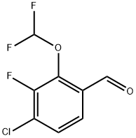 4-chloro-2-(difluoromethoxy)-3-fluorobenzaldehyde|